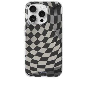 Sonix Magsafe Compatible Iphone 15 Pro Max Case in Checkmate Black & Silver New